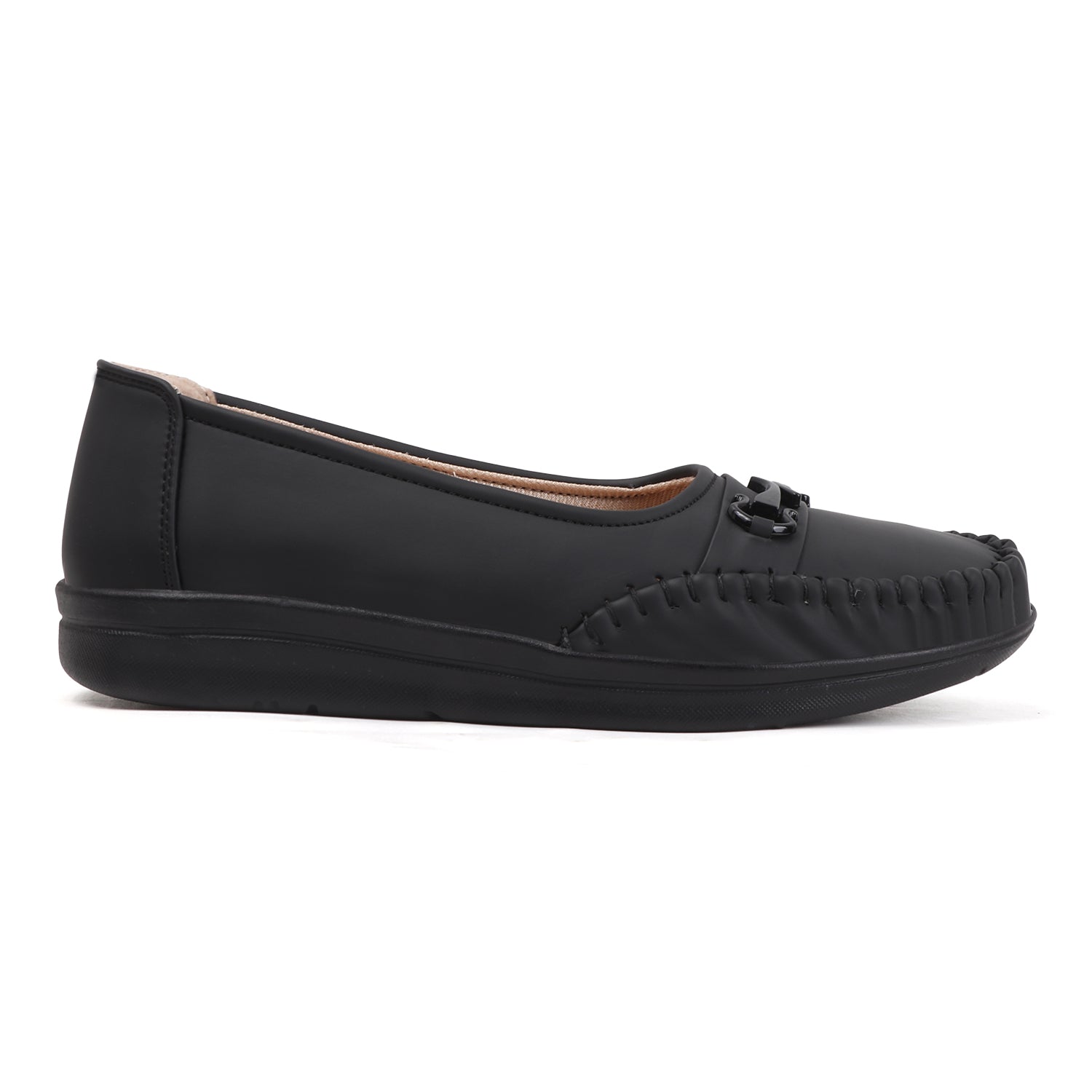 SHOECUBE COMFY 102 Black Loafers - Detail