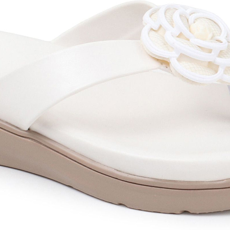 Planet Walk F219 White Heels - Detail