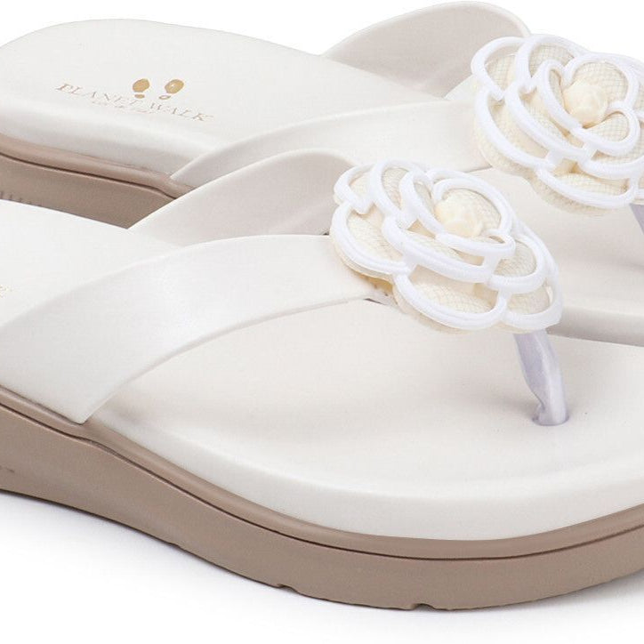 Planet Walk F219 White Heels - Lifestyle