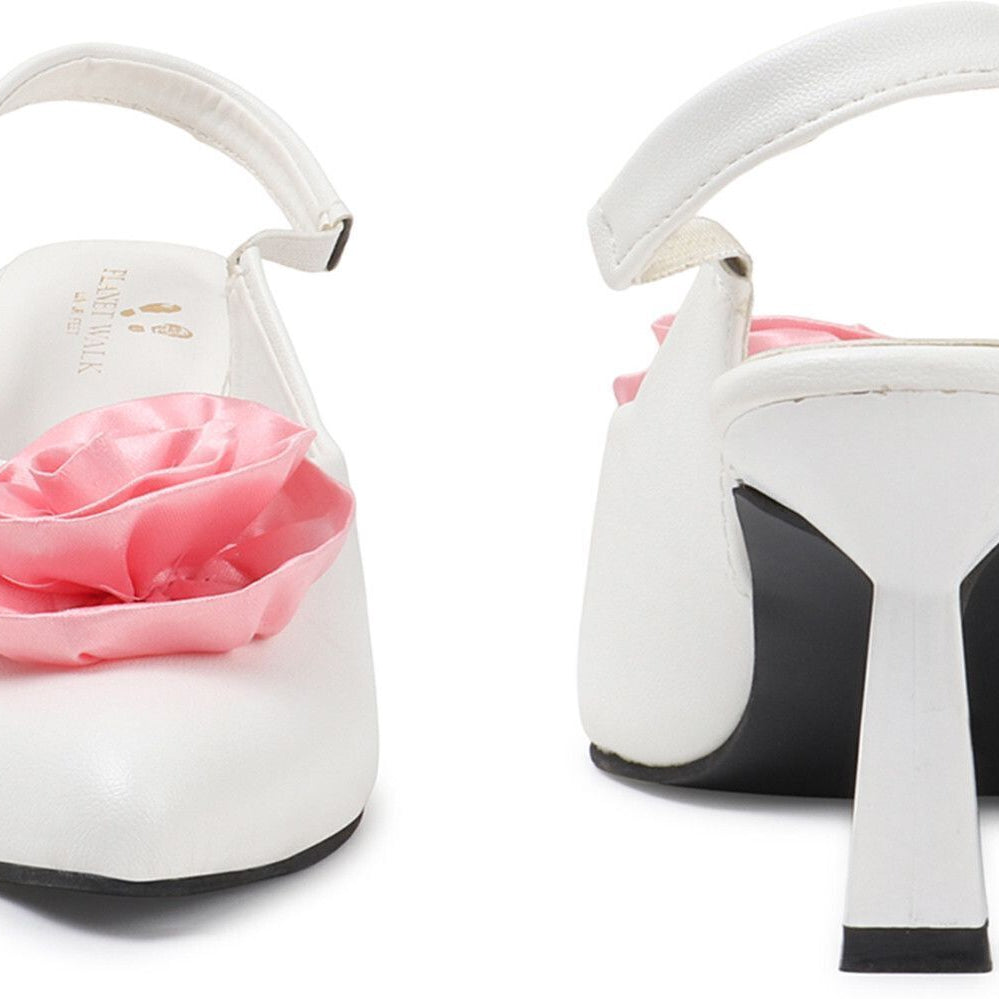 Planet Walk B50 White Heels - Extra