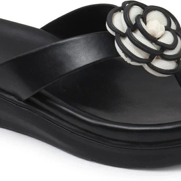Planet Walk F219 Black Heels - Back
