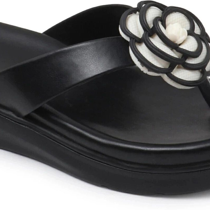 Planet Walk F219 Black Heels - Detail