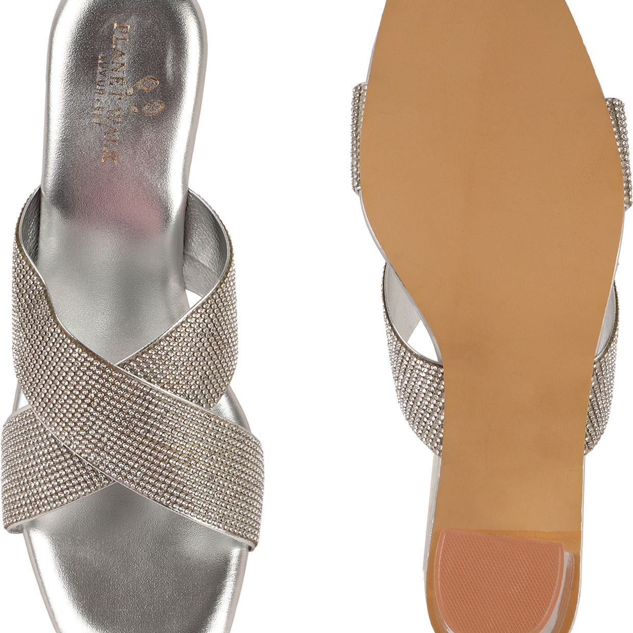 Planet Walk 1813 Silver Heels - Extra