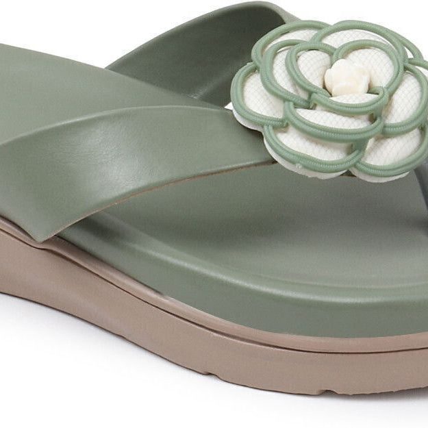 Planet Walk F219 Green Heels - Side