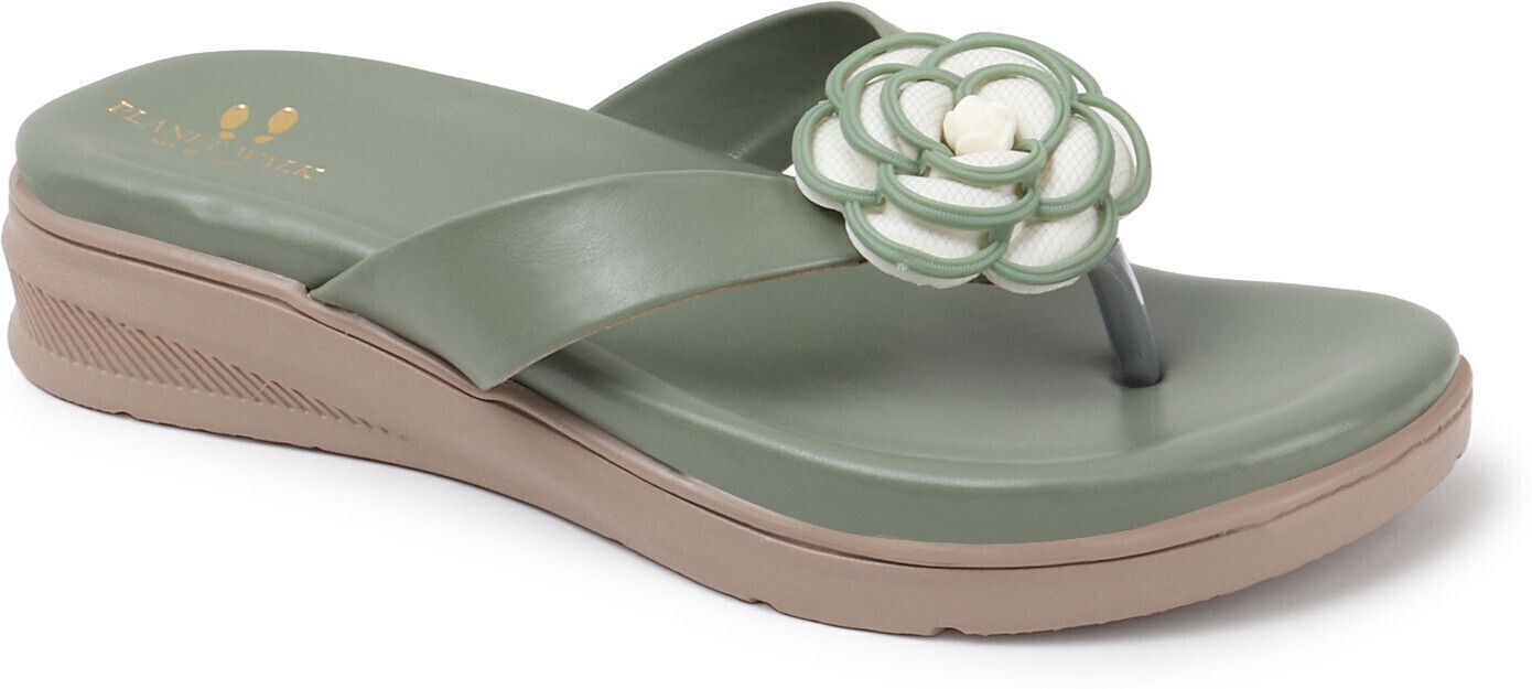 Planet Walk F219 Green Heels - Side