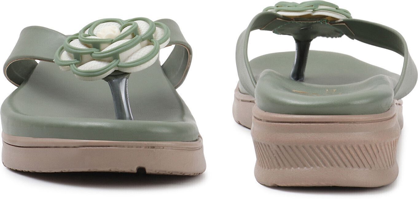 Planet Walk F219 Green Heels - Detail