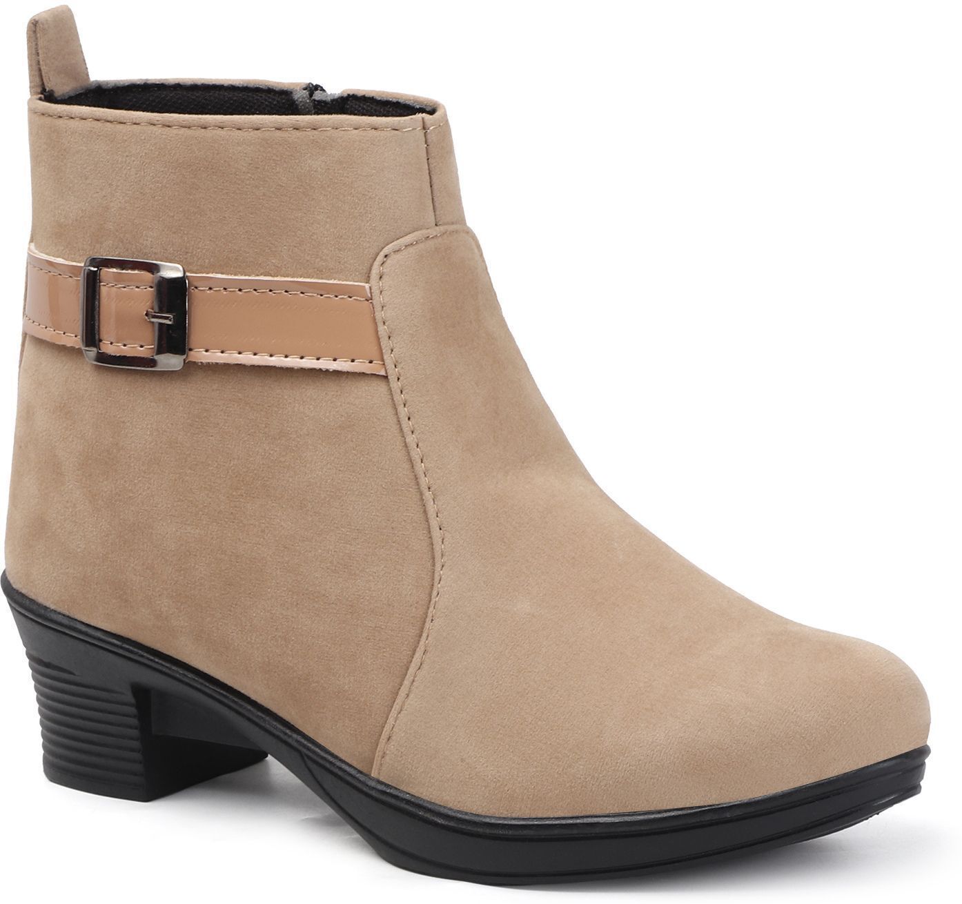 Planet Walk 1922 Cream Boots - Back