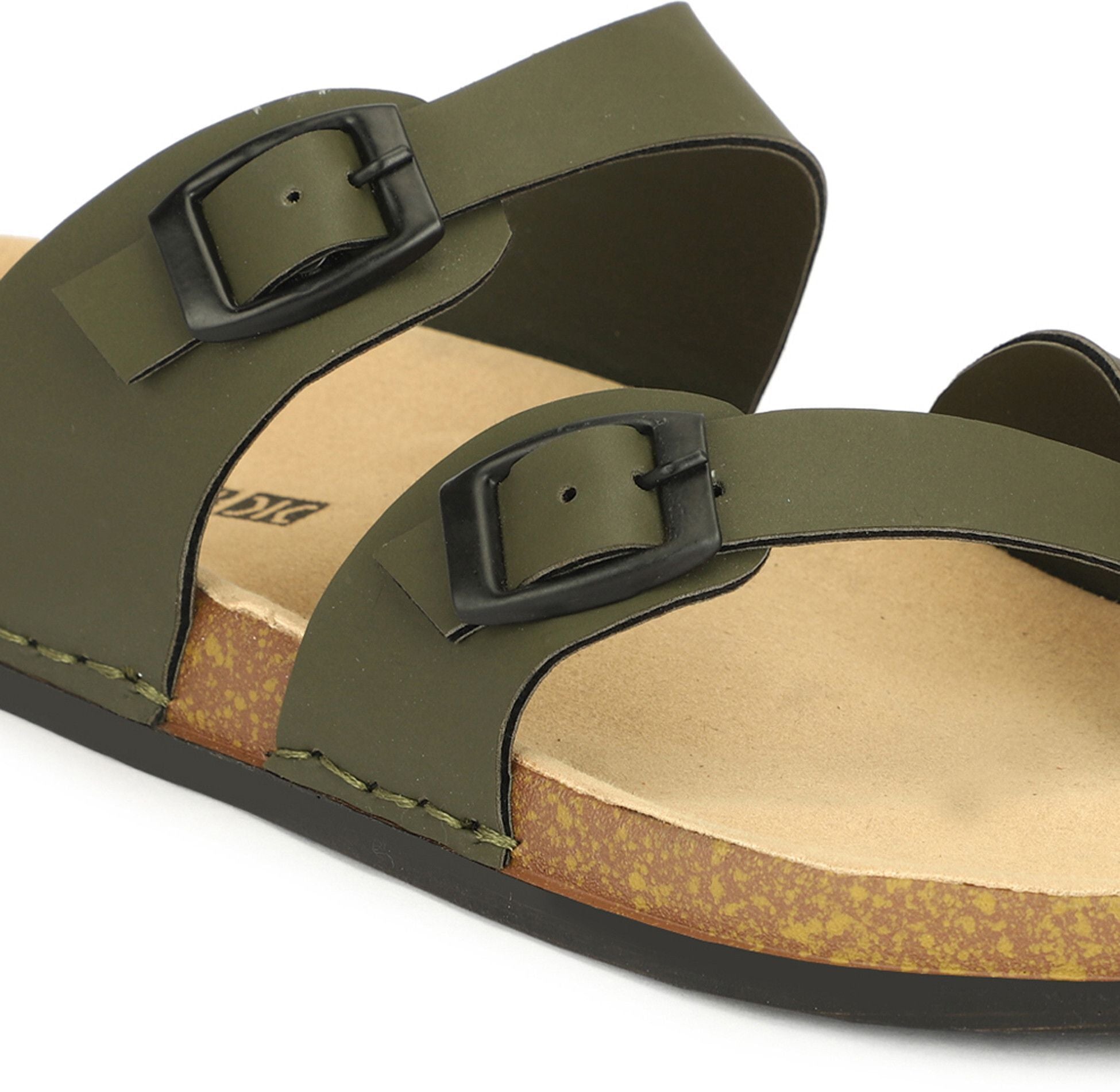 Planet Walk DIAGONAL Olive Sandals - Lifestyle