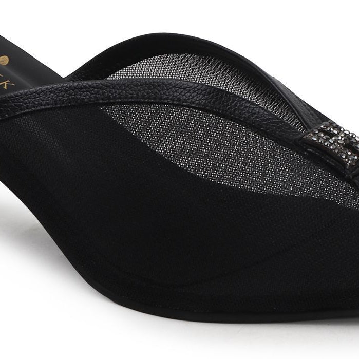 Planet Walk B65 Black Heels - Back