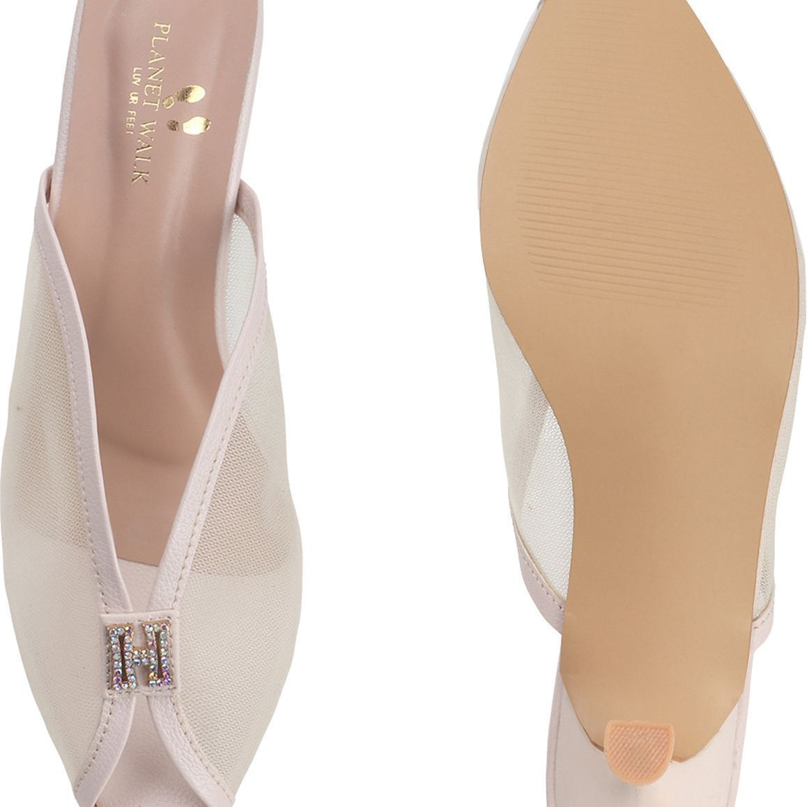 Planet Walk B65 Cream Heels - Extra