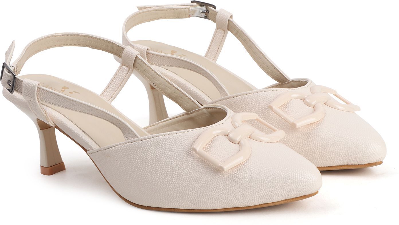 Planet Walk B66 Cream Heels - Detail
