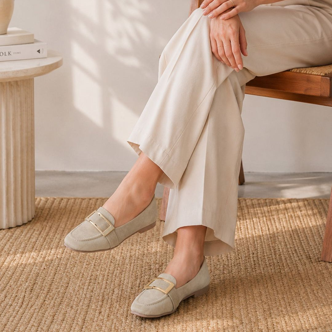 Planet Walk FLEX 2079 Cream Flats - Side