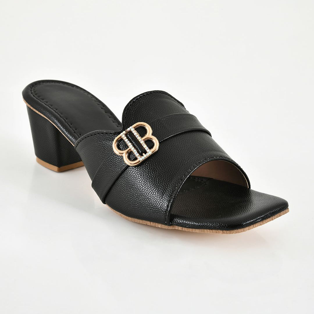 Planet Walk LILY 2154 Black Heels - Back