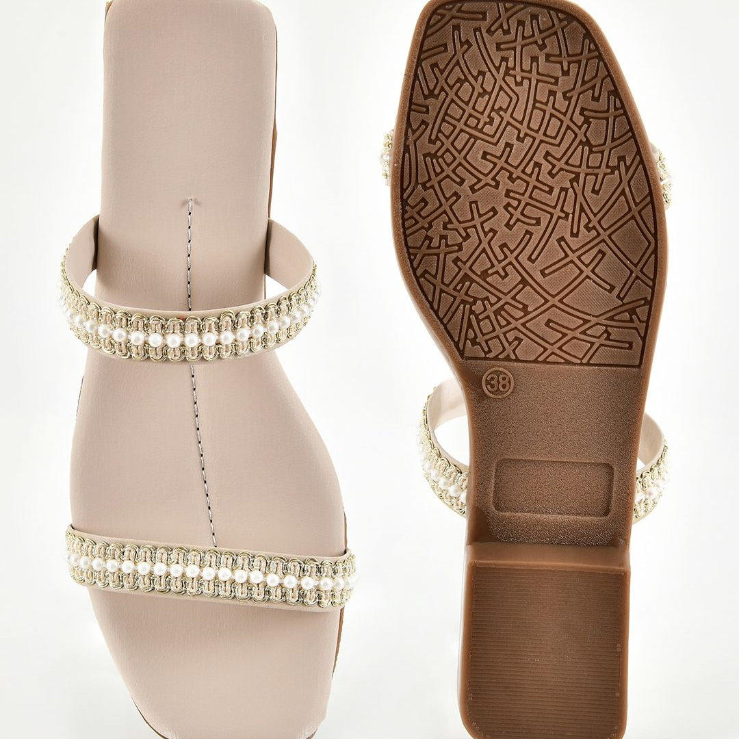 Planet Walk PEARL 2168 Cream Flats - Extra