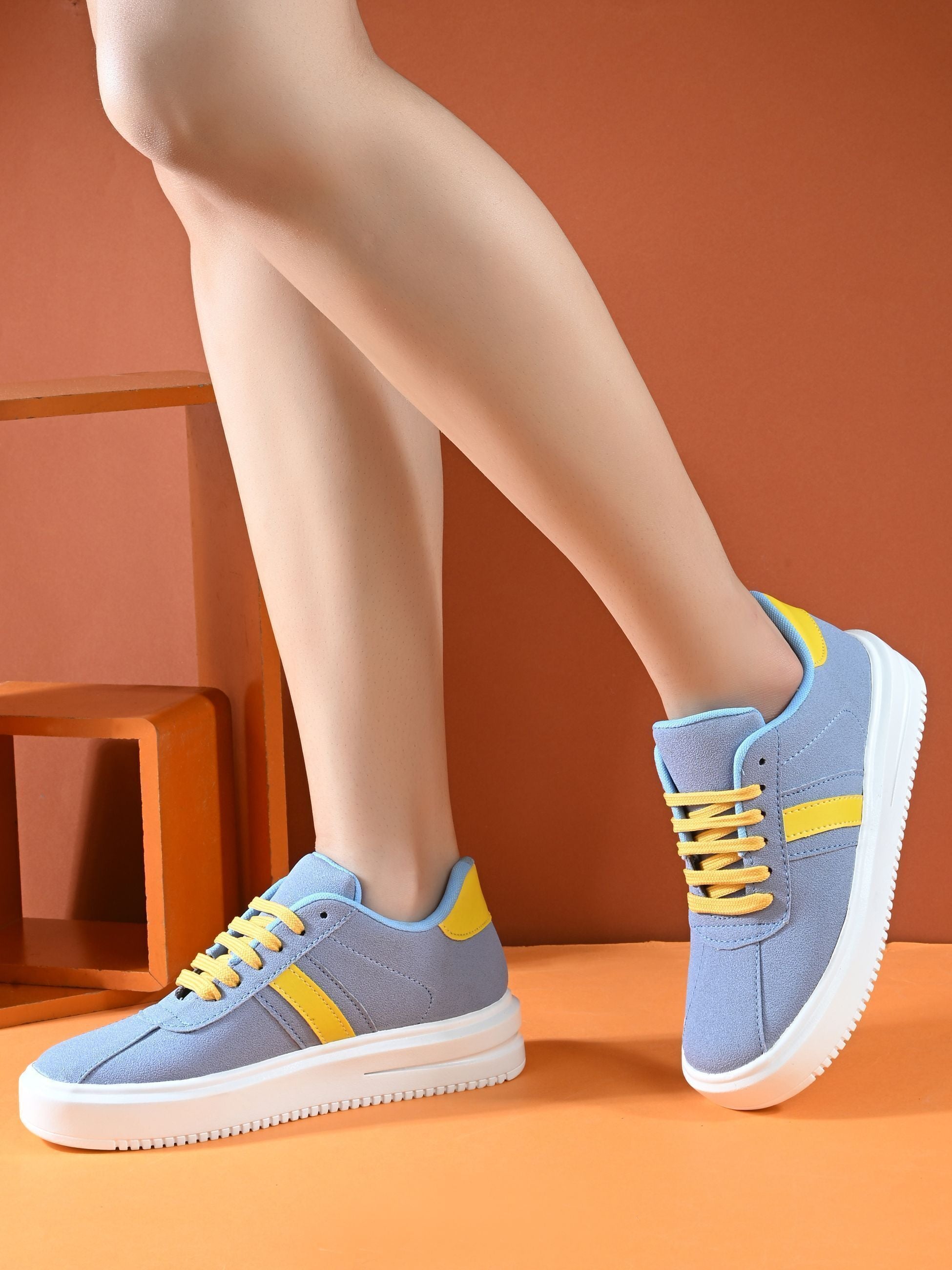 Planet Walk KICKS Blue Sneakers - Side