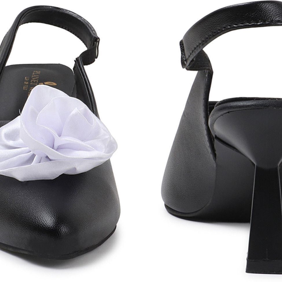 Planet Walk B50 Black Heels - Extra