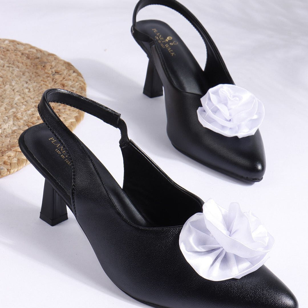 Planet Walk B50 Black Heels - Main