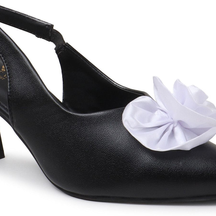 Planet Walk B50 Black Heels - Back