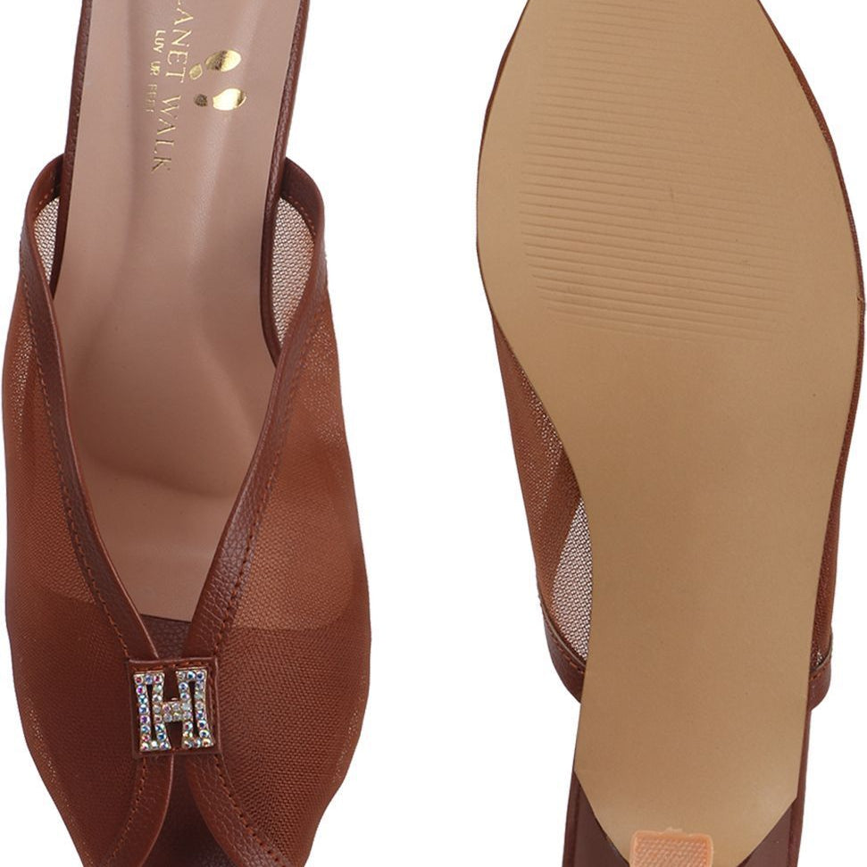 Planet Walk B65 Tan Heels - Extra