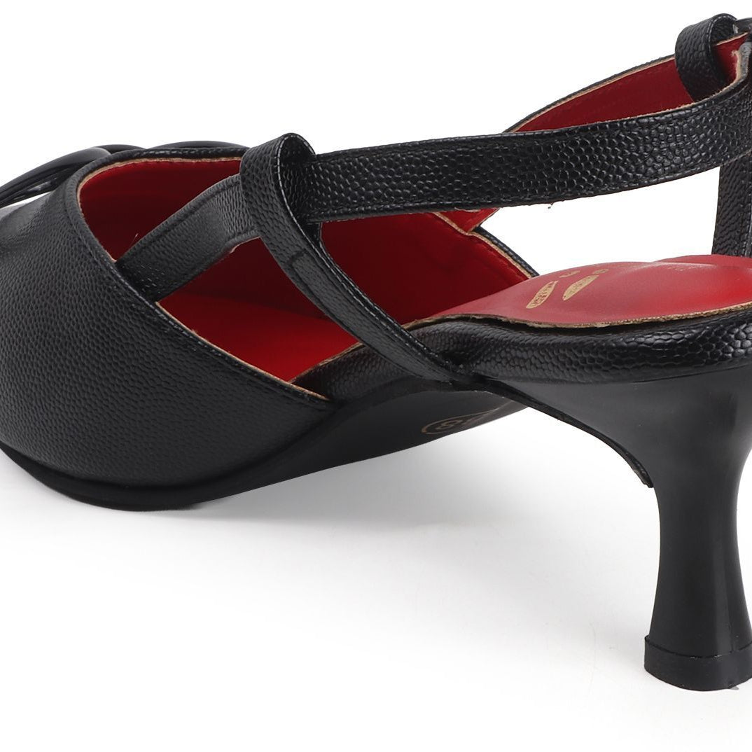 Planet Walk B66 Black Heels - Lifestyle