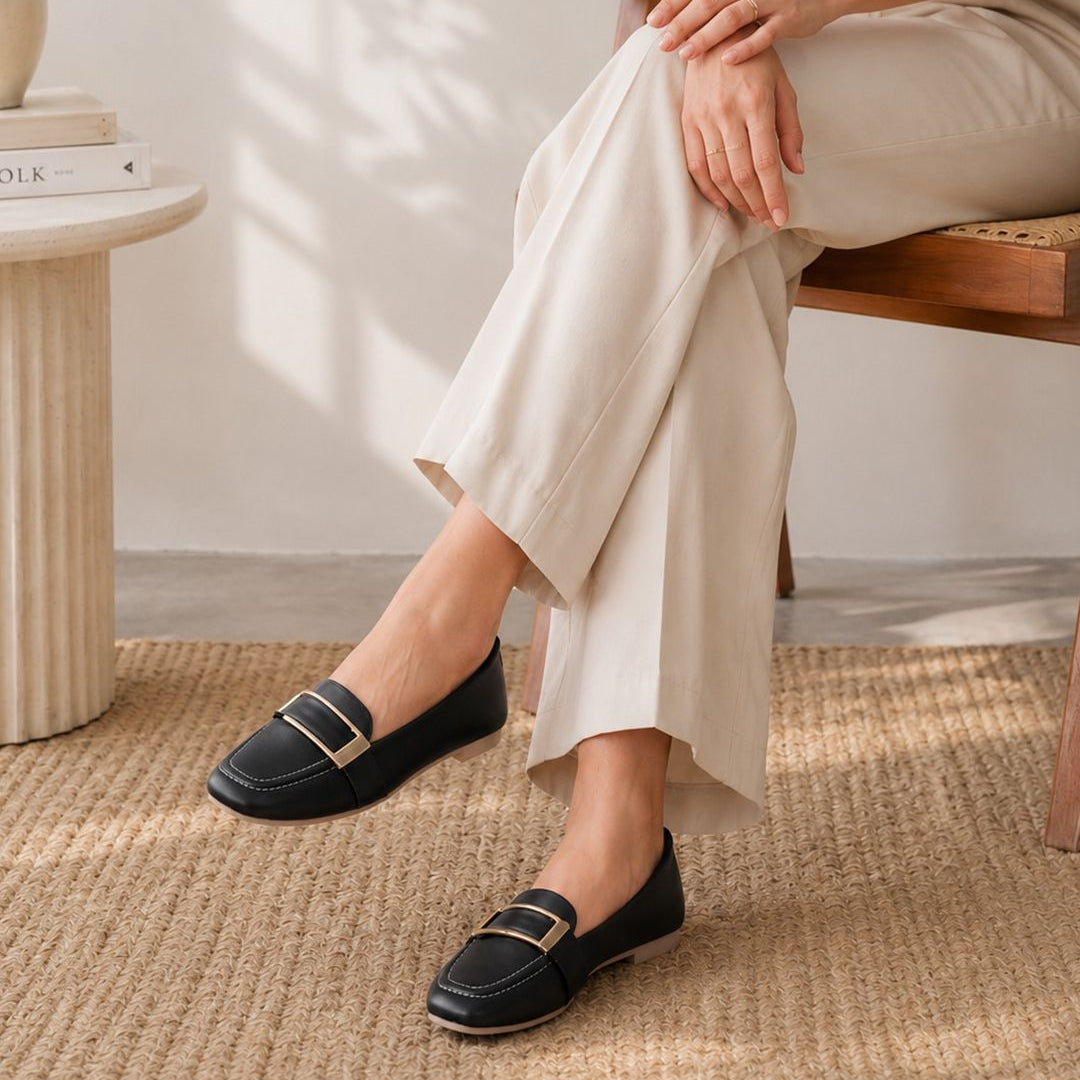 Planet Walk FLEX 2079 Black Flats - Side