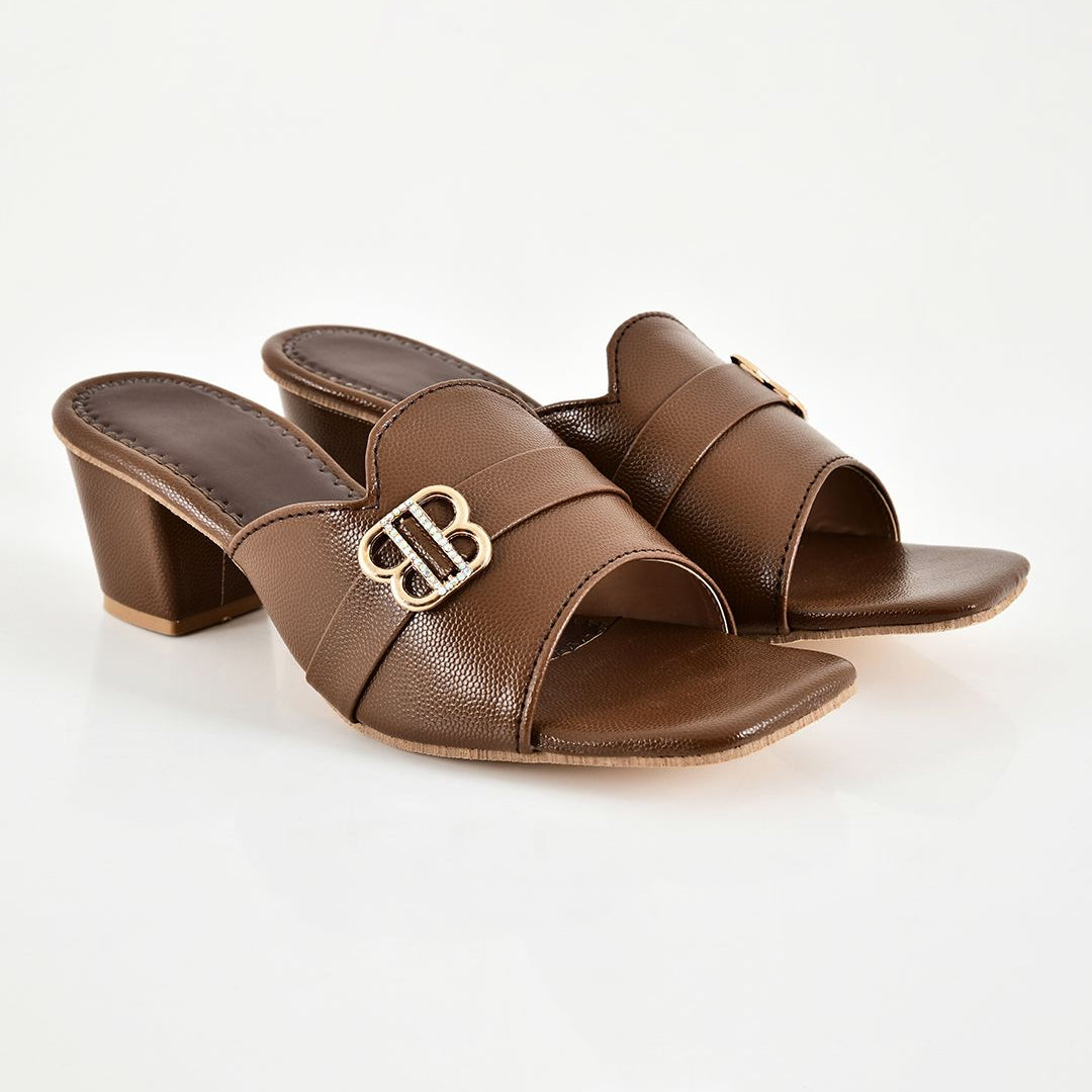 Planet Walk LILY 2154 Brown Heels - Detail