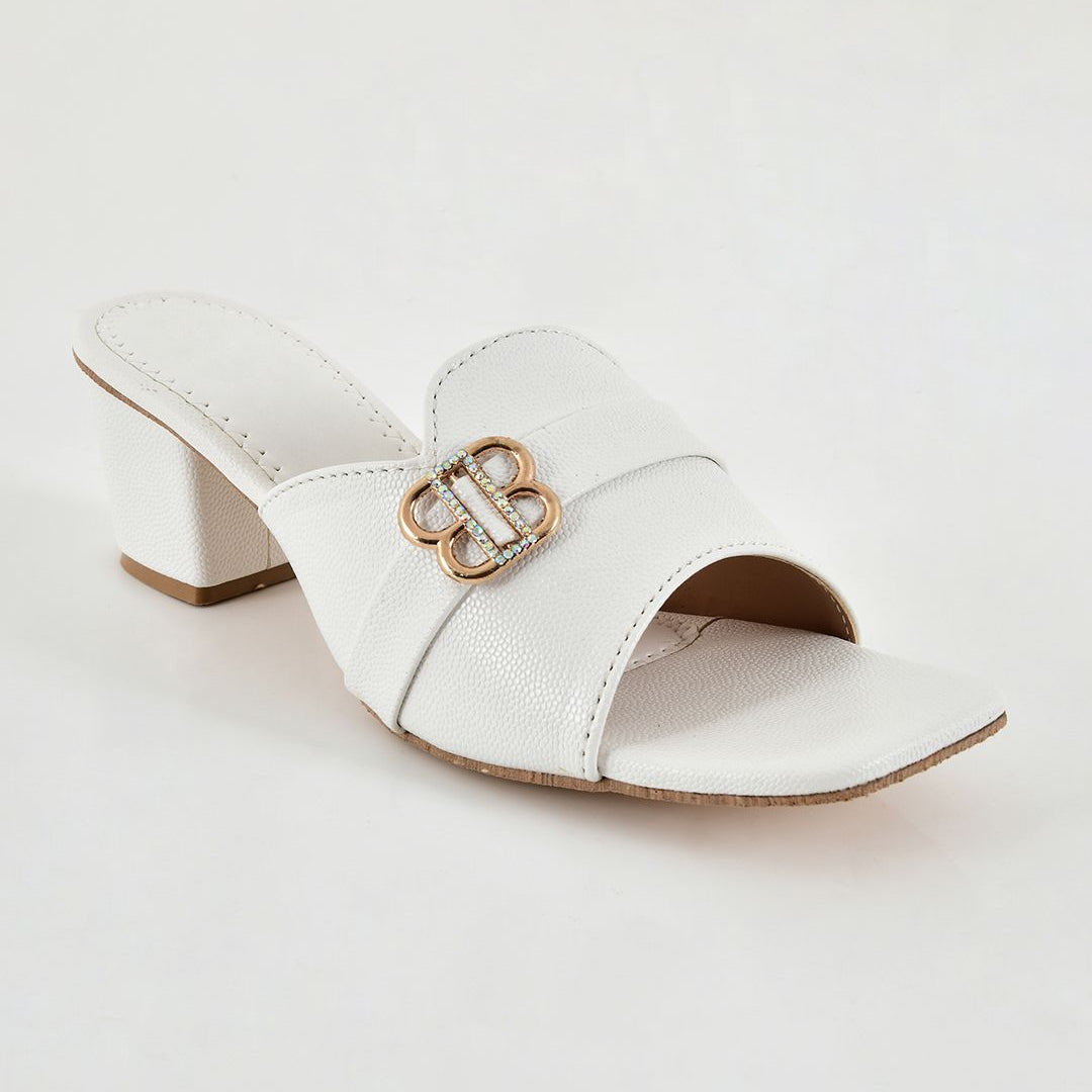 Planet Walk LILY 2154 White Heels - Back
