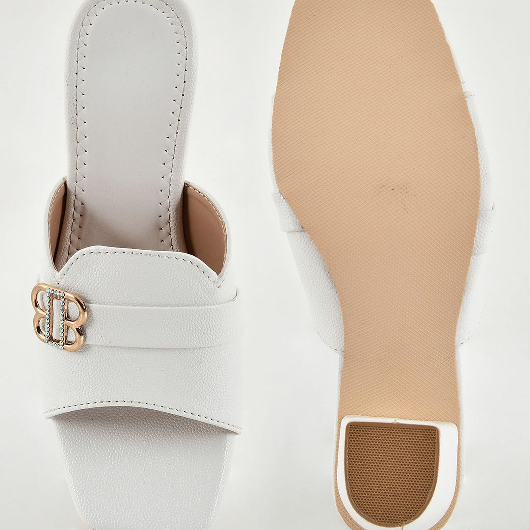 Planet Walk LILY 2154 White Heels - Extra