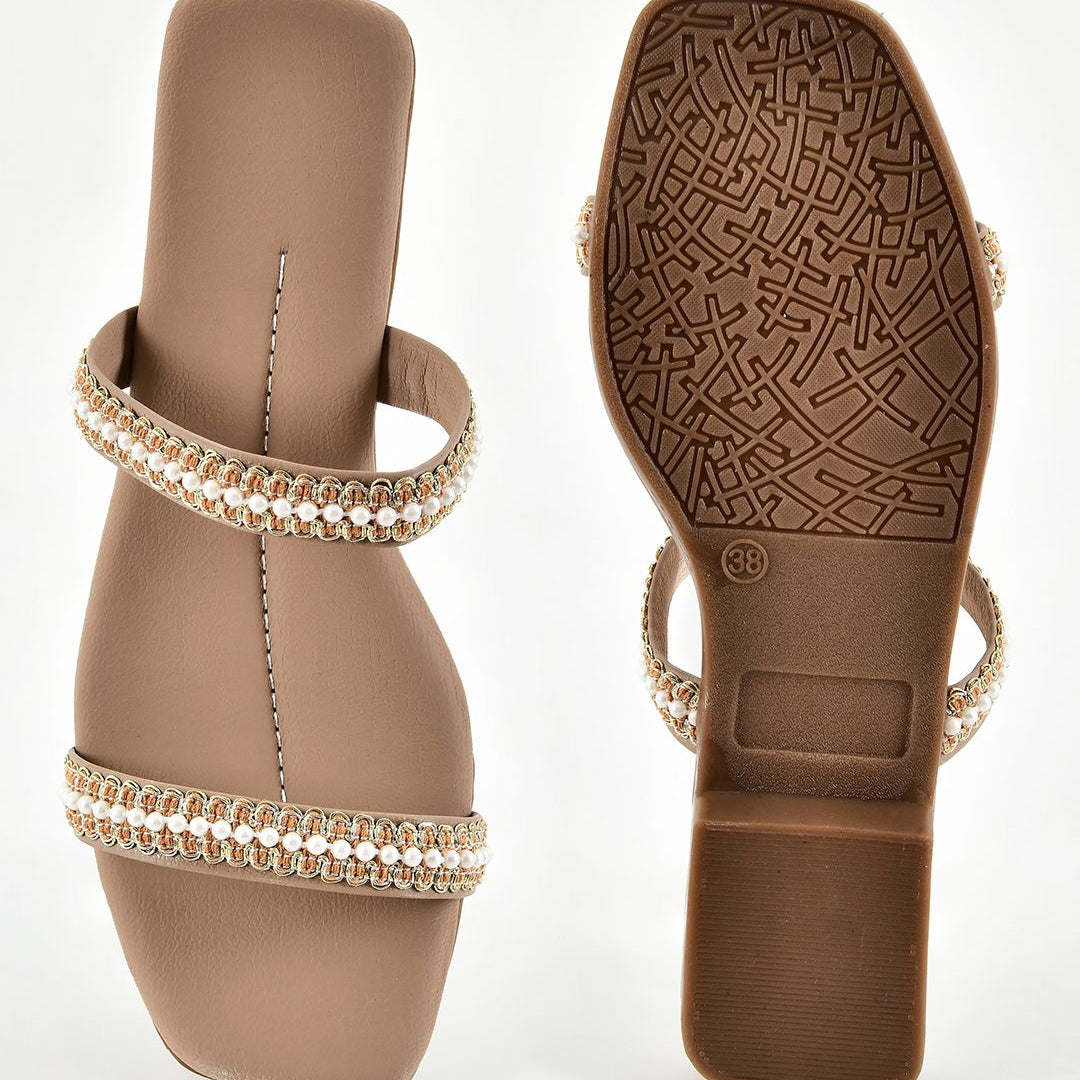 Planet Walk PEARL 2168 Beige Flats - Extra