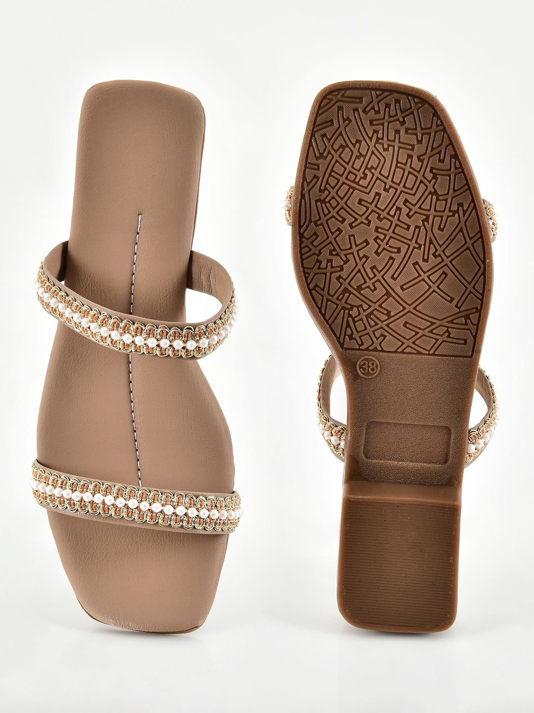 Planet Walk PEARL 2168 Beige Flats - Extra