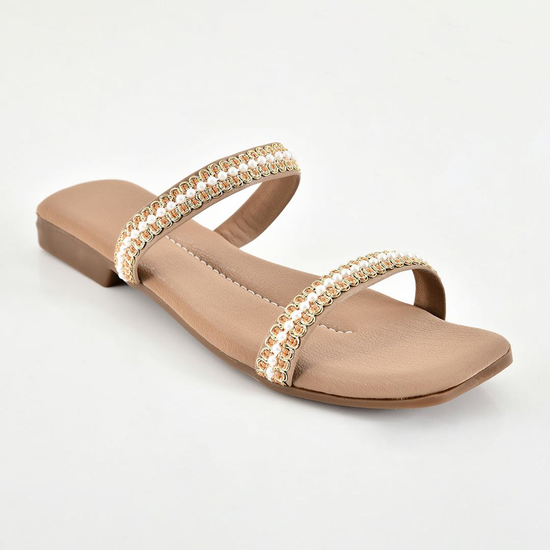 Planet Walk PEARL 2168 Beige Flats - Side