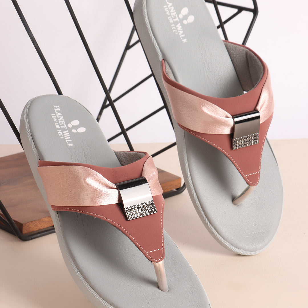 Planet Walk C4037555A Women's Flats - Peach