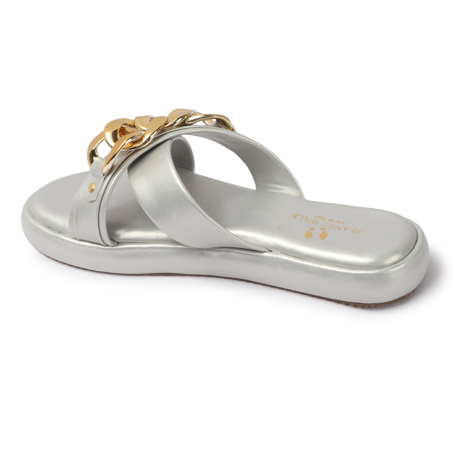 Planet Walk F160 Women's Flats - Silver view 3