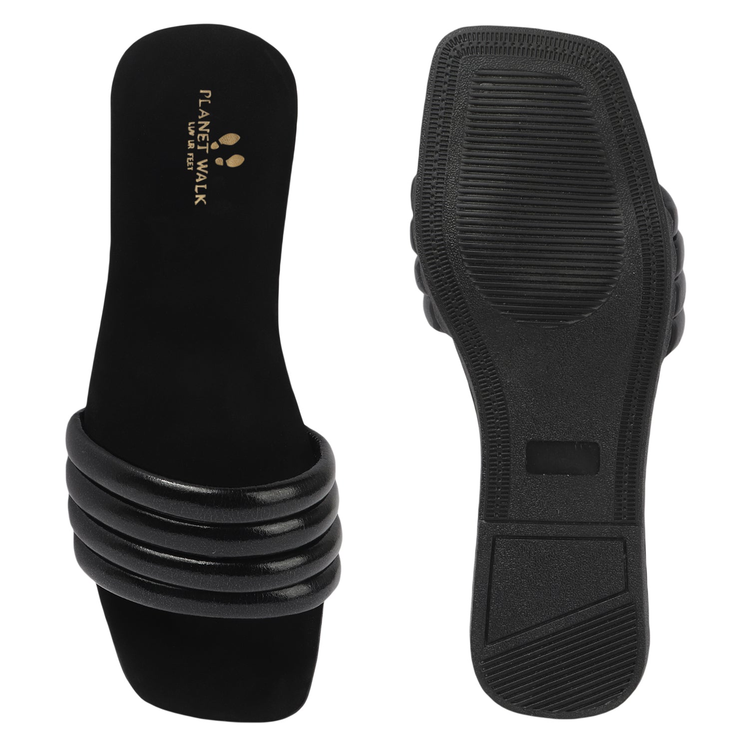 Planet Walk F191 Women's Flats - Black view 5