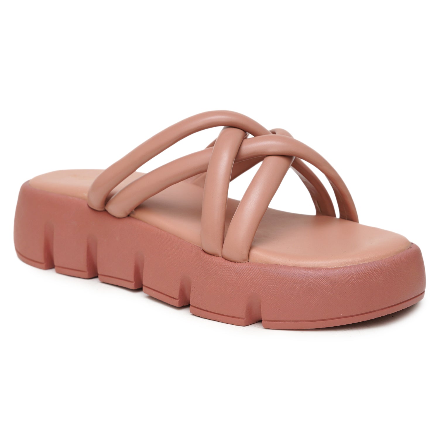 Planet Walk F159 Women's Heels - Peach