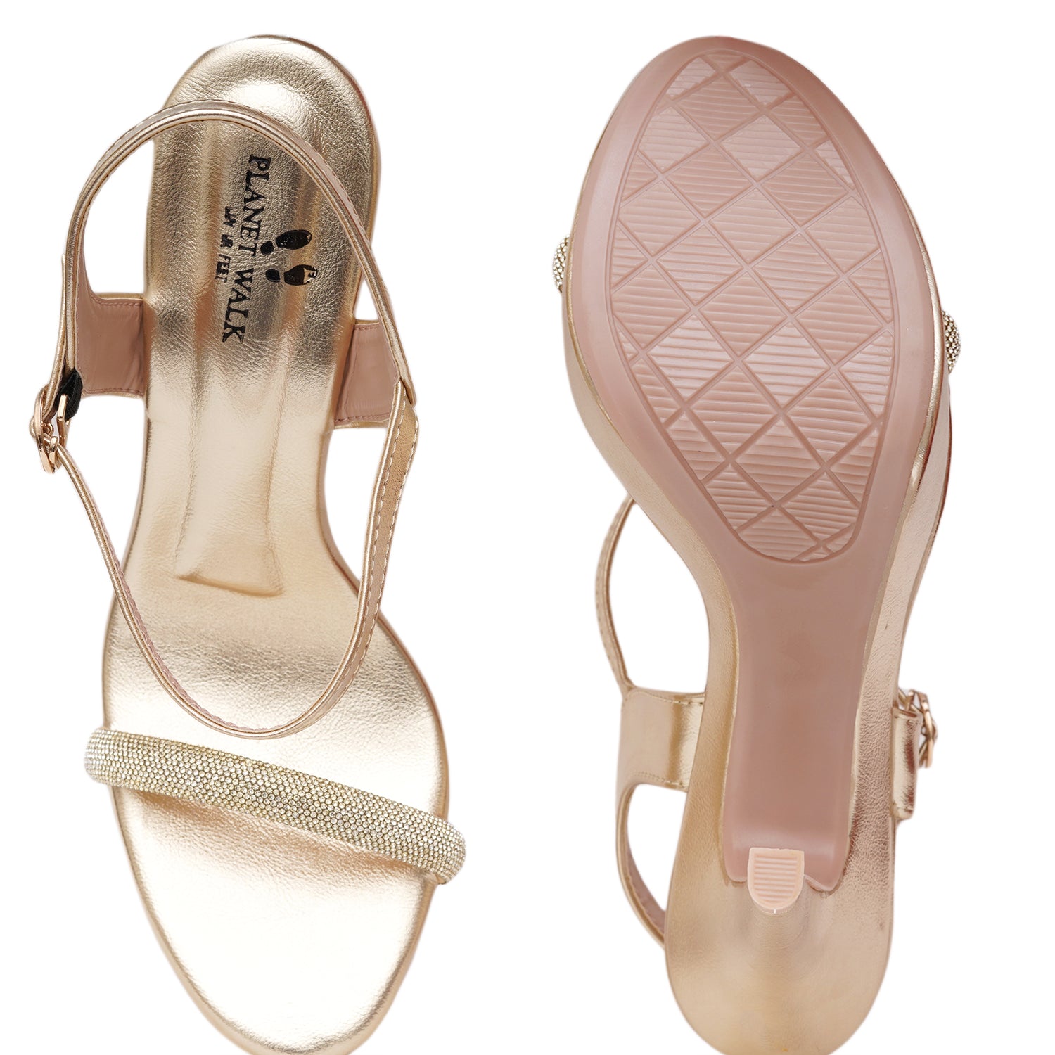 Planet Walk F155 Women's Heels - Gold view 6