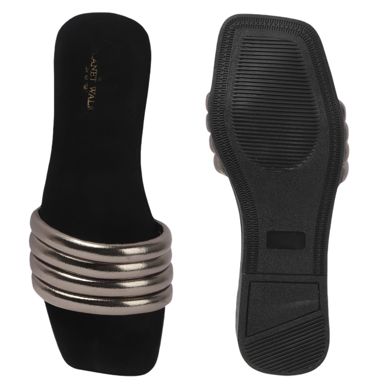 Planet Walk F191 Women's Flats - Grey view 4