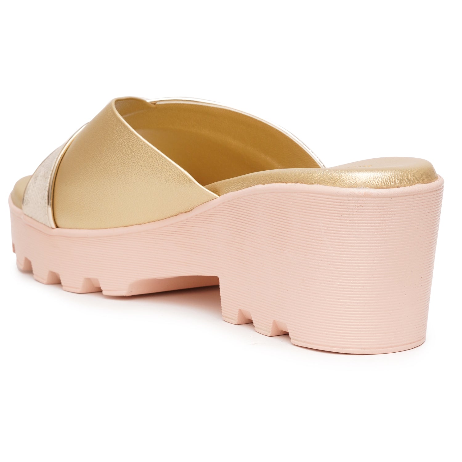 Planet Walk 53038906 Women's Heels - Gold view 4