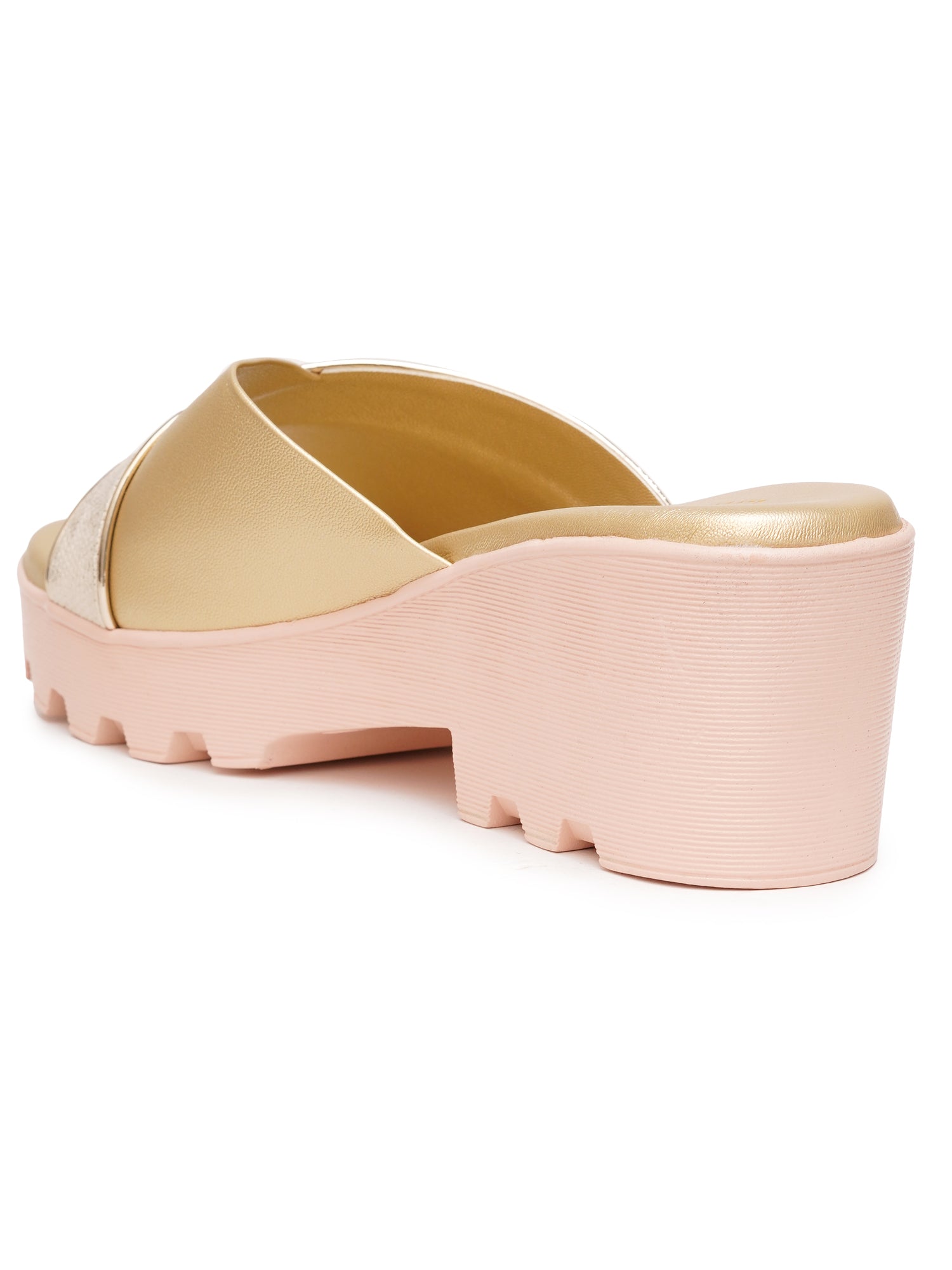 Planet Walk 53038906 Women's Heels - Gold view 4