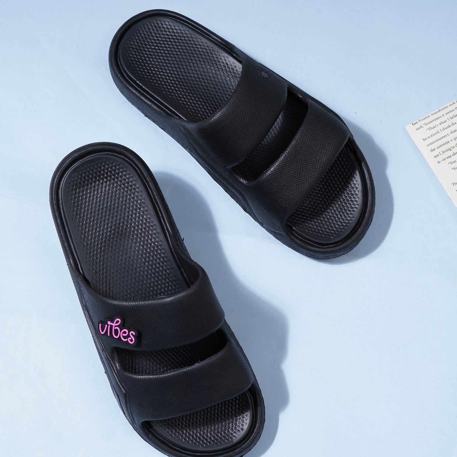 Planet Walk 150924 Women's Flip-Flops - Black