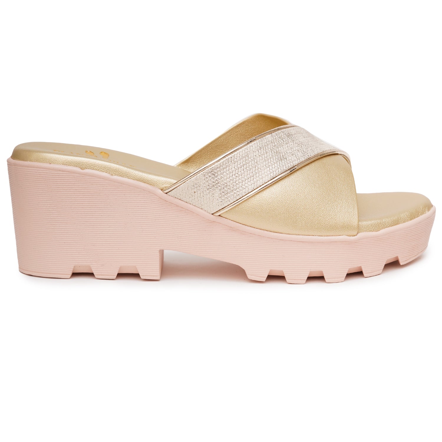 Planet Walk 53038906 Women's Heels - Gold view 3