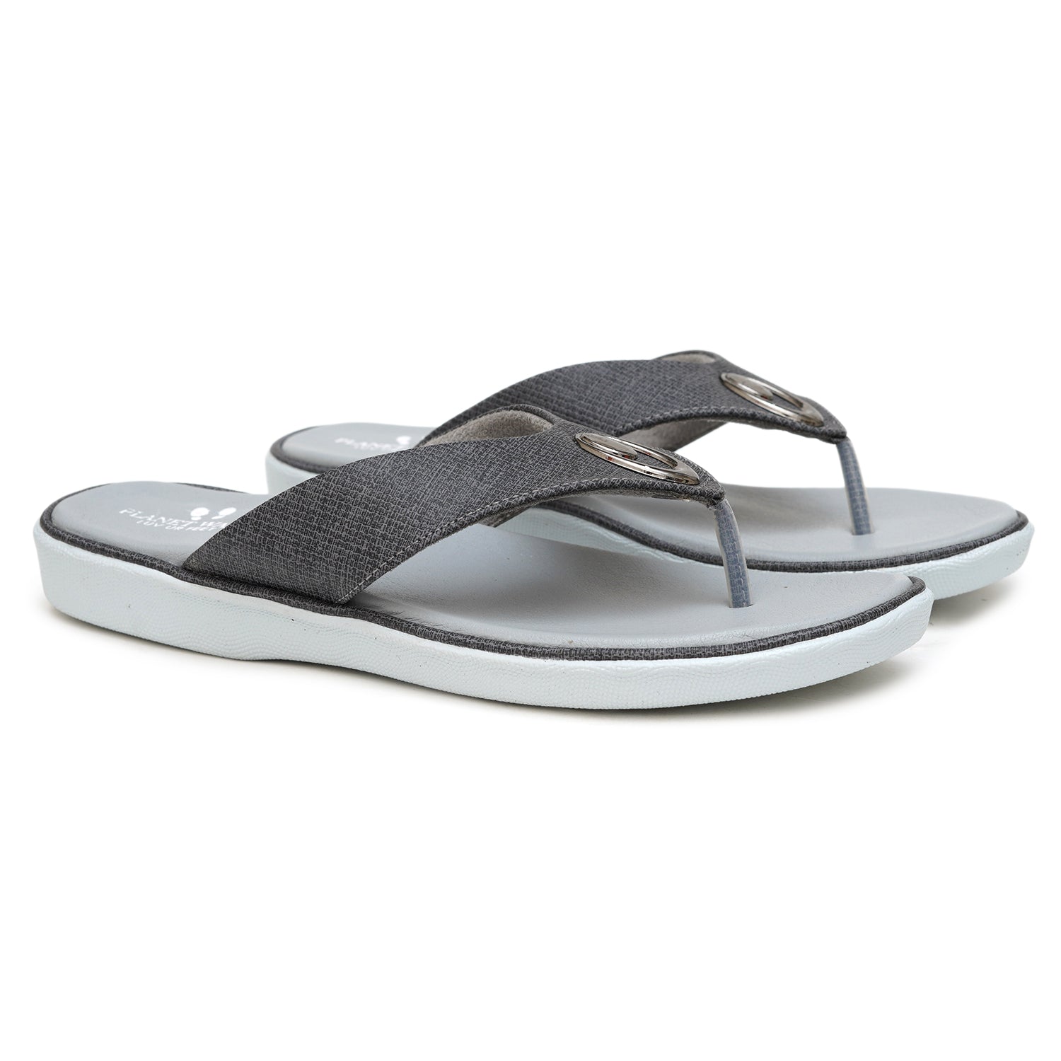 Planet Walk 4036739D Women's Flats - Grey view 5