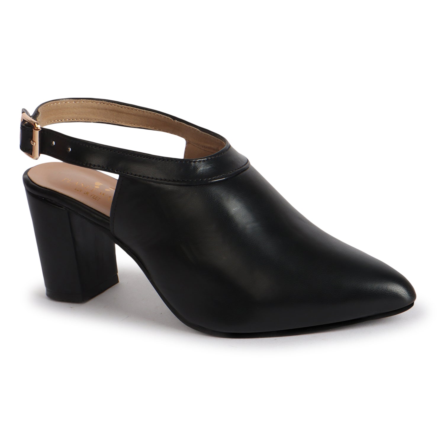 Planet Walk B116 Women's Heels - Black view 3