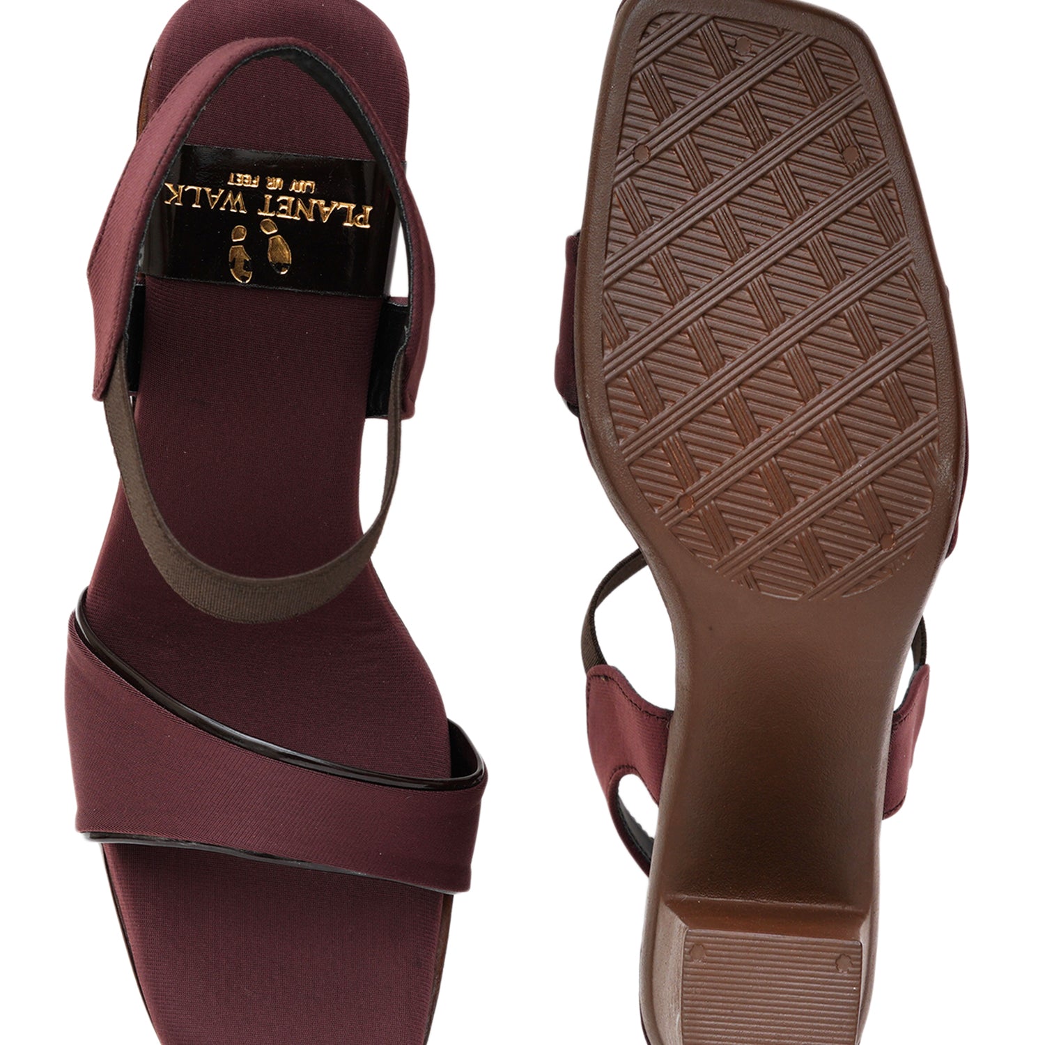 Planet Walk F158 Women's Heels - Brown view 6