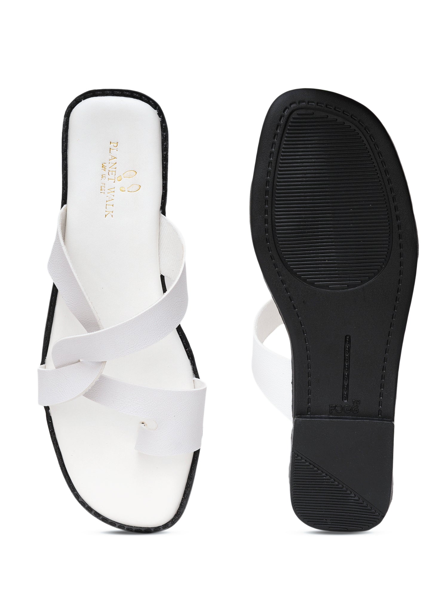 Planet Walk F168 Women's Flats - White view 6