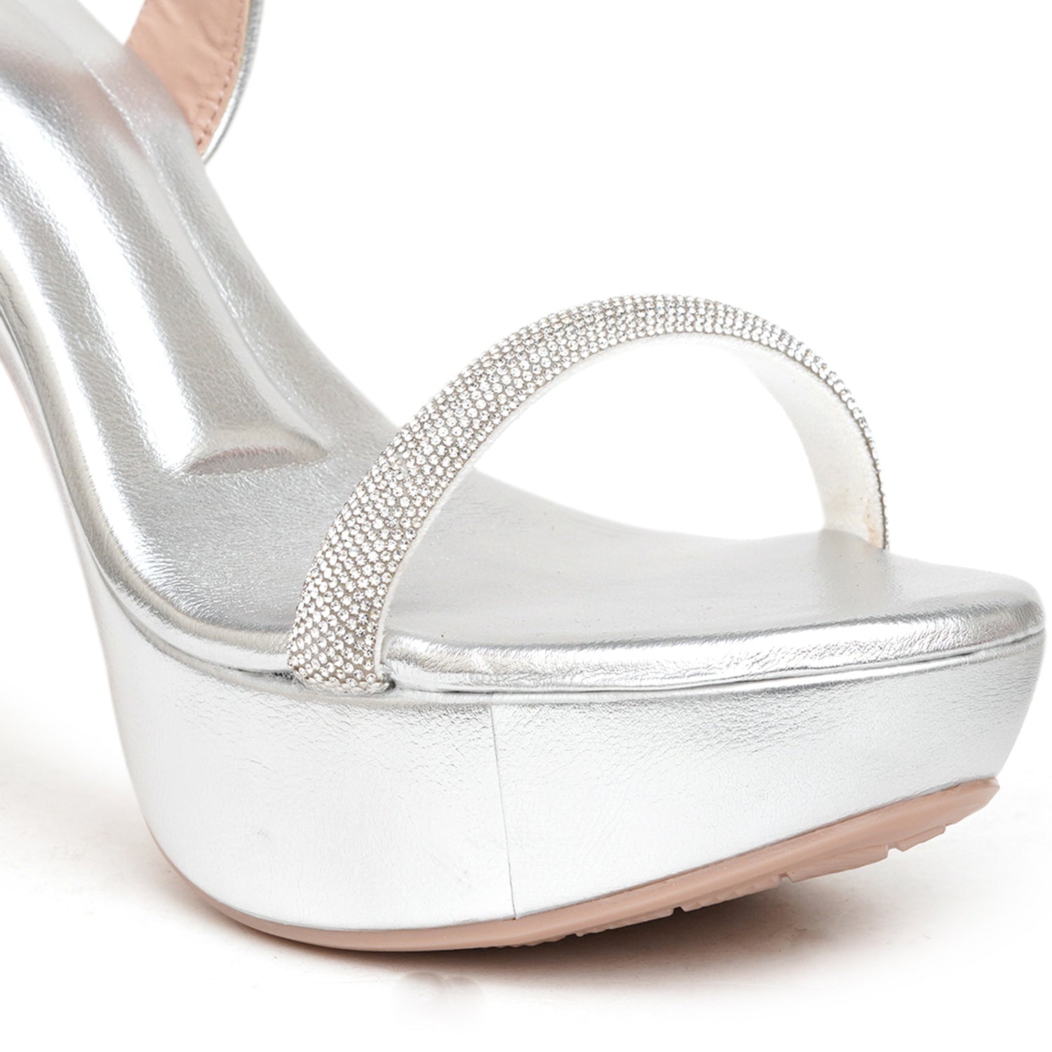 Planet Walk F155 Women's Heels - Silver view 3