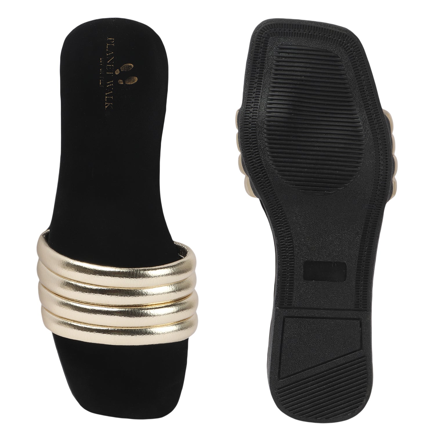 Planet Walk F191 Women's Flats - Gold view 5