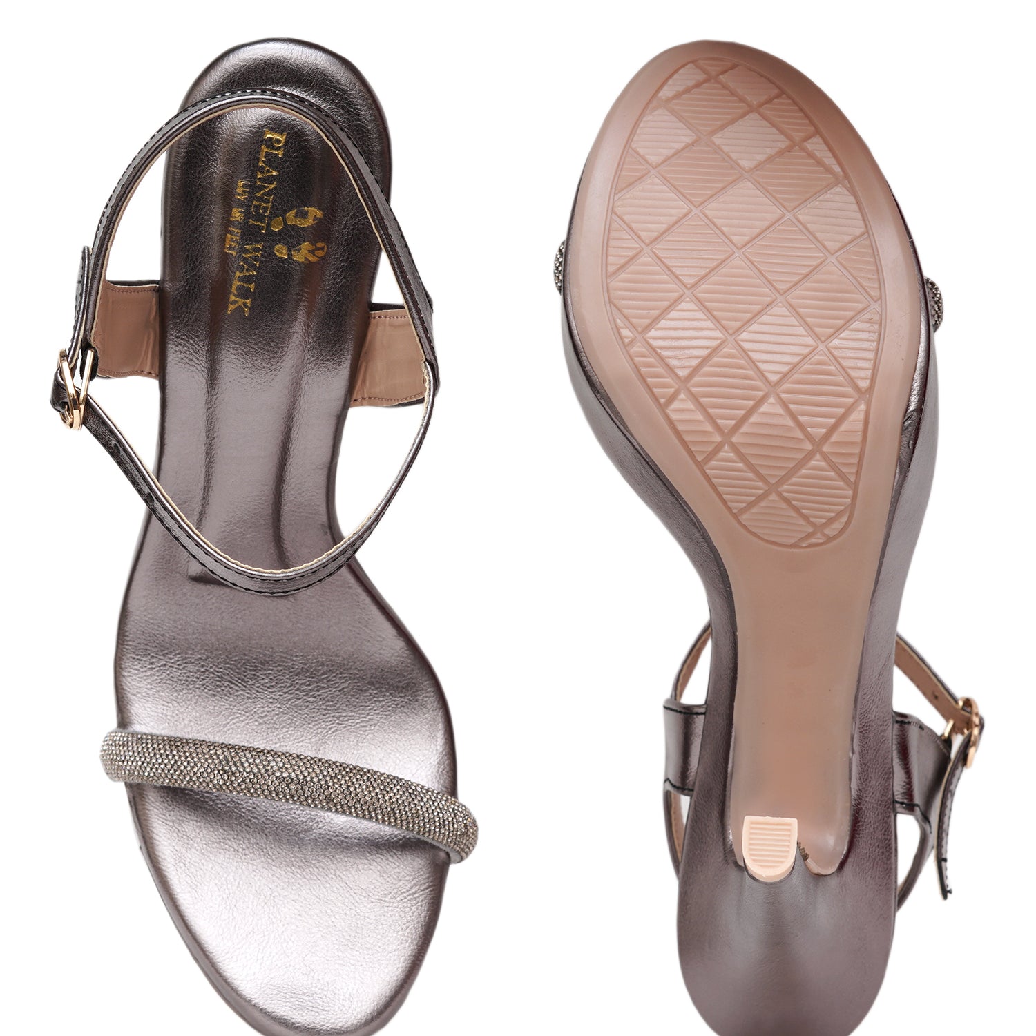 Planet Walk F155 Women's Heels - Grey view 6
