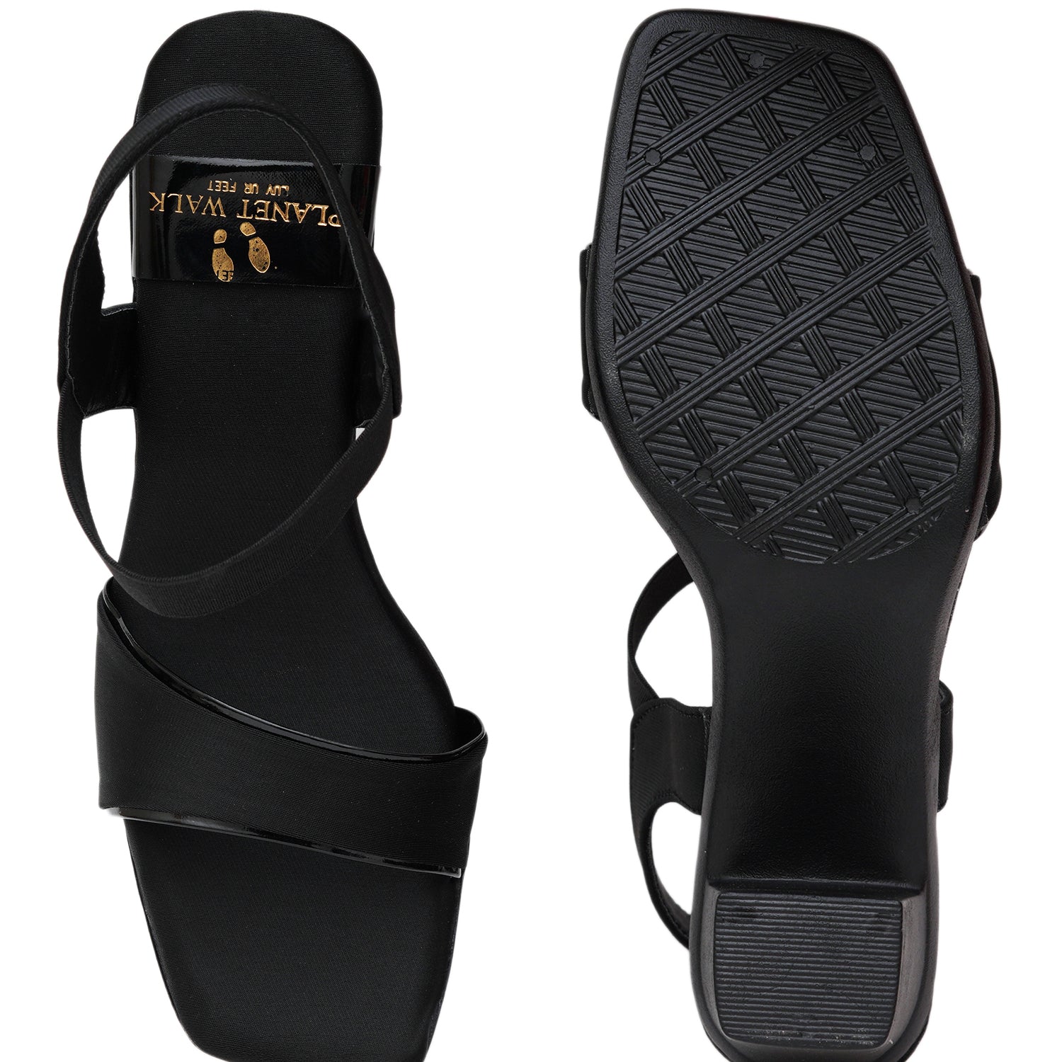 Planet Walk F158 Women's Heels - Black view 6