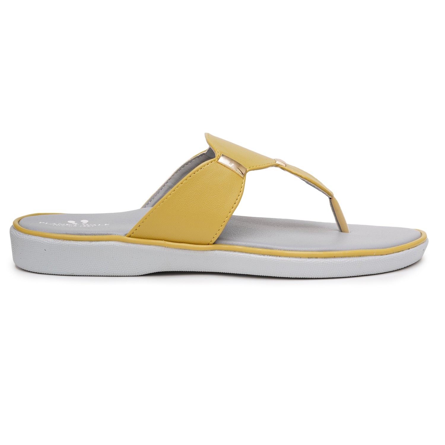 Planet Walk C4039430 Women's Flats - Yellow view 3